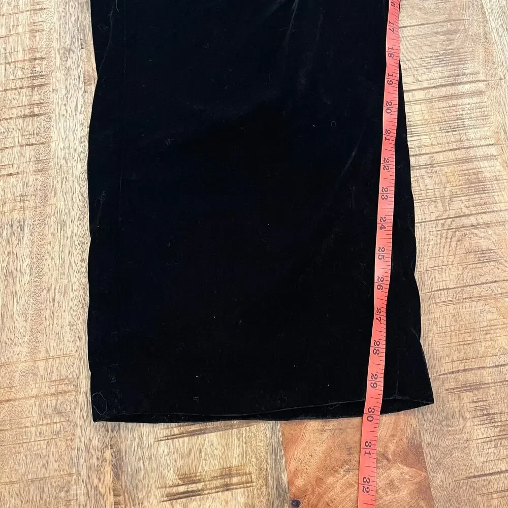 Old Navy Velvet Taylor Wide‎ Leg Trouser Womens XL Pants Holiday NYE Party Glam